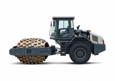 14-ton class soil single-drum roller